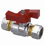 Raminex kogelkraan 15mm knel DN15 KIWA PN10 282520