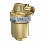 Raminex vlotterontluchter POWERVENT TOP, 1/2" binnendraad, DN15, messing, max. 10 bar, max. 110�C voor verwarmingssystemen 410102