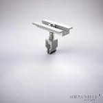 Solarstell Easy middenklem 31 - 34mm voor bevestiging van pv paneel, aluminium