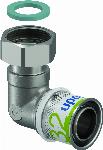 Uponor S-Press Plus schroefverbindingsknie 32-G1"SN binnendraad 1161267
