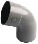 Wavin PVC L-Bocht 67 graden Gr 110 M/S