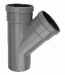 Wafix PVC M-T-stuk 45� GR 110 SN8 2M/S 1112111004