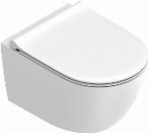 Catalano Sfera Tonalita wandcloset Silentech, Twinglaze zonder spoelrand 50cm mat wit 0511500021