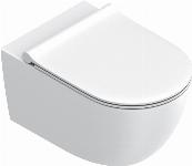 Catalano Sfera Tonalita wandcloset Silentech, Twinglaze zonder spoelrand 55cm mat wit 0511550021