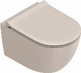 Catalano Sfera Tonalita wandcloset Silentech, Twinglaze zonder spoelrand 50cm mat seta 0511500031