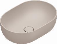Catalano Tonalita Sfera waskom, antibacterieel, zonder overloop. 50x35 cm, h16 cm. Mat seta