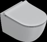 Catalano Sfera Tonalita wandcloset Silentech, Twinglaze zonder spoelrand 50cm mat cement 0511500023