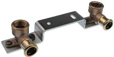 VSH XPress koper Gemini muurplaat 15 mm x Rp 1/2" pers x binnendraad 4807517