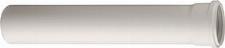 Ubbink enkelwandige buis kunststof 100mm wand 2mm lengte 312mm steekeind/mof met afdichting met deksel 0718591