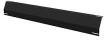 Esdec FlatFix Fusion winddeflector achter voor plak dak horizontaal staal bxl module 240x2110mm zwart 1007585