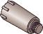 Nathan Uponor specieplug blauw 1/2 buitendraad 50003500