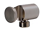 Blue Label Brondby aansluitbocht met wandhouder 1/2" geborsteld nikkel FK-CA22-H-BN2