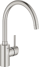 Grohe Concetto keukenkraan m. hoge draaibare uitloop supersteel 32661DC3