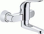 Grohe Euroeco wastafelkraan uitloop draaibaar chroom 32767000