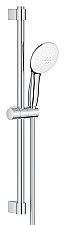 Grohe Tempesta glijstangset m. handdouche �11cm m. 2 straalsoorten 60cm m. doucheslang 175cm chroom 26162003