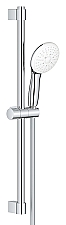 Grohe Tempesta glijstangset m. handdouche �11cm m. 3 straalsoorten 60cm m. doucheslang 175cm chroom 27644003