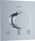 Hansgrohe Ecostat Comfort E thermostatische inbouw afbouwdeel 2F chroom 33711000