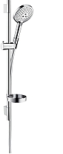 Hansgrohe Raindance Select S Unica'S Puro glijstangset m. Raindance Select S 120 3jet Air handdouche 90cm m. Isiflex`B doucheslang 160cm chroom 26631000