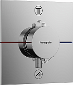Hansgrohe ShowerSelect Comfort E afbouwdeel v. inbouw douchekraan thermostatisch m. 2 functies chroom 15572000
