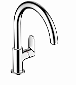 Hansgrohe Vernis Blend M35 keukenkraan m. hoge draaibare uitloop chroom 71870000