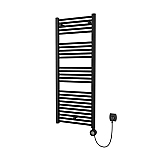 Masterwatt Calor V2 elektrische radiator 1497x600mm 900W mat zwart RAL9005 300200040