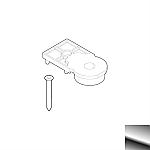 Novellini Young onderscharnier chroom R02BNMO02-K