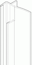 Novellini afwaterings strip R51KUAH1-TR