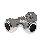 VSH Super vernikkeld T-stuk 22x22x22mm knel x knel x knel 0872740