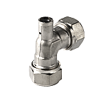 VSH Super vernikkelde knie met ontluchter 90� 15 x 15 mm knel x knel 0876172