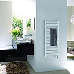 Zehnder Zeta elektrische badkamerradiator 1200 x 500 mm 500W wit ZETE-120-050/MQ