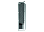 Luca Sanitair Inbouw reserve toiletrolhouder 19,5x72x12,2cm in Geborsteld nikkel