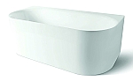 Luca Sanitair Primo back to wall bad van acryl met overloop 170x80x60h glans wit