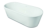 Luca Sanitair Primo vrijstaand bad van acryl met overloop 170x80x58h glans wit