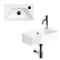Clou InBe fontein set 6 wit keramiek en chroom IB/03.03095