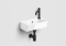 Clou InBe fontein set 6 wit keramiek en mat zwart IB/03.03095.21