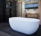 Luca Sanitair Primo vrijstaand bad van acryl met overloop 180x80x60cm glans wit