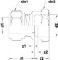 VSH Super S1204 schroefbus messing 10mm x 3/8" knel x binnendraad 0862281