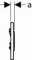 Geberit type 10 bedieningsplaat urinoir sturing pneumatisch rond rvs geborsteld/easy-to-clean 116.015.SN.1