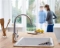 Grohe Concetto keukenkraan m. hoge draaibare uitloop en uittrekbare mousseur chroom 32663003