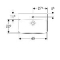 Geberit Renova Compact wastafel compact m. kraangat m. overloop 55x37x17cm wit 226155000