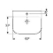 Geberit Smyle wastafel met overloop 60x48cm wit 500.228.01.1