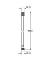 Grohe Silverflex doucheslang kunststof 150cm twiststop chroom 28364001