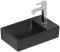 Villeroy & Boch Avento fontein m. kraangat rechts 36x22x11cm z. overloop ceramic+ pure black 43003LR7