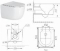 Solar Fjord wandcloset rimless 53cm met softclose en quick release zitting wit 07-11216-GW