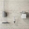 Geesa Craft toiletrolhouder met planchet RVS gepolijst 911524-02