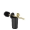 Geesa Opal toiletaccessoireset 3 in 1, goud geborsteld
