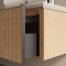 Wahlbach Aurelie badkamermeubelset 120 cm, 1 lade, wastafel, LED spiegel rood eiken productfoto 1