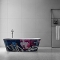 Wahlbach Graffiti vrijstaand bad 165x70cm solid surface productfoto 1
