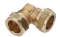 Bonfix Knelfitting messing knie koppeling 90gr 22 x 22mm (knel x knel) 82521