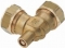 Bonfix Knelfitting, messing, knie koppeling 90gr met ontluchting, 15 x 15mm (knel x knel)